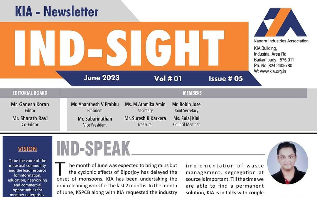 KIA – Newsletter, Issue 05 – June
