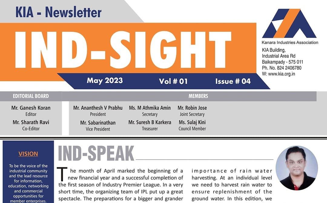 KIA – Newsletter, Issue 04 – May