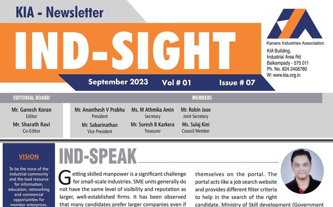 KIA – Newsletter, Issue 07 – August